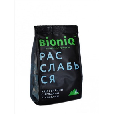 Чай зеленый "Расслабься" с ягодами и травами "BioniQ" 50 г.