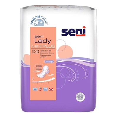 ПРОКЛАДКИ УРОЛОГИЧЕСКИЕ SENI LADY MINI PLUS N20