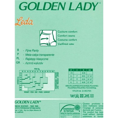 Колготки классические, Golden Lady, Leda оптом