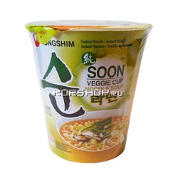 Лапша с овощами Сун Веги (в стакане) Nongshim, Корея 67 г. Акция