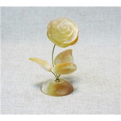 Настольный сувенир Цветок Роза №1 малая, А