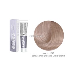 Estel, Sense De Luxe Clear Blond - полуперманент. крем-краска (11/65 Оч.св.блонд фиолет-красный), 60