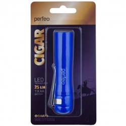 Фонарь "Cigar" 0,5Вт-LED, синий, 25LM, 1хАА, 1 режим PF_C3017 Perfeo