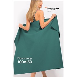 Большое вафельное полотенце 100X150 см Happy Fox Home