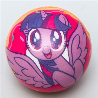 Мягкий мяч  "Друзья" My Little Pony 6,3см, микс