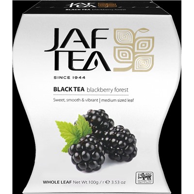 JAF TEA. Черный. Ежевика 100 гр. карт.пачка