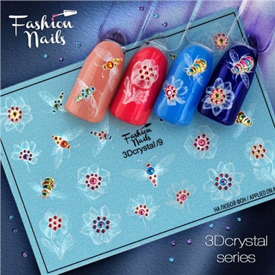 Fashion Nails, Слайдер-дизайн 3Dcrystal/9