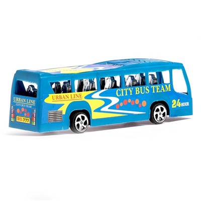Автобус инерционный «Городская экскурсия», цвета МИКС