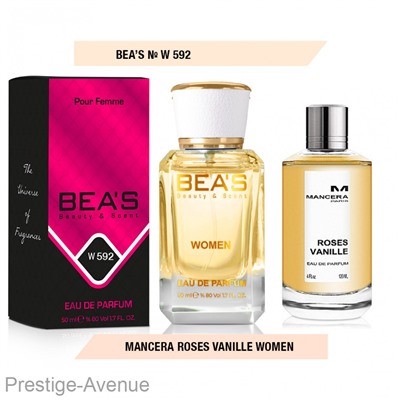 Парфюм Beas 50 ml W 592 Mancera Roses Vanille for women