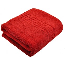 Полотенце махровое банное Ашхабад РА0309 Красное