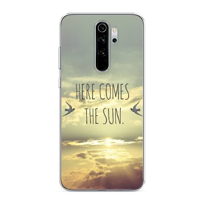 Силиконовый чехол Солнце на Xiaomi Redmi Note 8 Pro