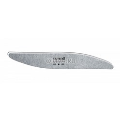 RuNail, пилка для искусственных ногтей (серая, лепесток, 150/180)
