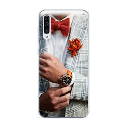 Силиконовый чехол Мужской стиль на Samsung Galaxy A50