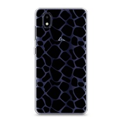 Силиконовый чехол Окрас жирафа графика на ZTE Blade A3 (2020)