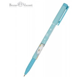 Ручка шариковая 0.5 мм "FunWrite.Городская прогулка. Лайка" синяя 20-0212/75 Bruno Visconti
