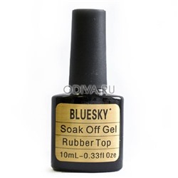 Bluesky, Rubber top coat - каучуковое завершающее покрытие, топ, 10 мл