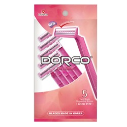 Dorco TD-708W Женские однор. 2лезвия (пакет 5шт)