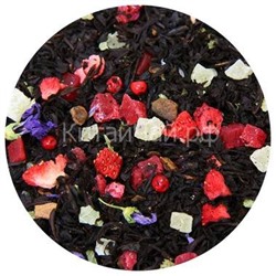 Чай черный - Клубника с корицей - 100 гр