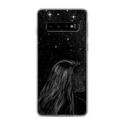 Силиконовый чехол Звездный поцелуй 1 на Samsung Galaxy S10