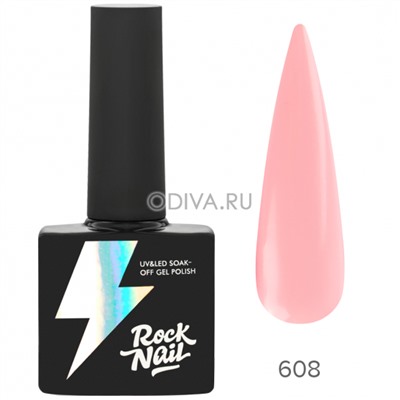 RockNail, гель-лак Basic №608, 10 мл