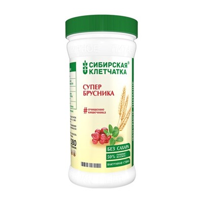 Супербрусника, Клетчатка Сибирская, 280 г