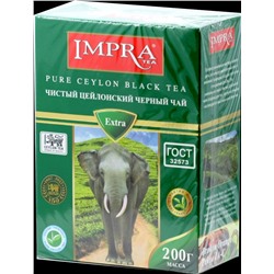 IMPRA. Зеленая серия. BOP 1A-C черный 200 гр. карт.пачка
