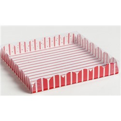 060-0110 Коробка с PVC крышкой «Тепла и уюта», 21 × 21 × 3 см