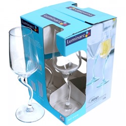 Бокалы для шампанского CURL Luminarc прозрачные 4*190 мл.