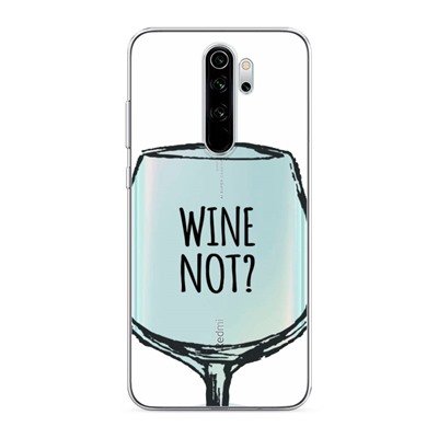 Силиконовый чехол Wine not white на Xiaomi Redmi Note 8 Pro