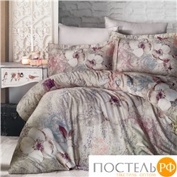 11923 КПБ DO&CO Сатин LUX EXCLUSIVE 200*220 (50*70/2) (70*70/2) DEVON шампань