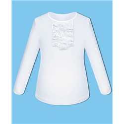 Школьная белая блузка для девочки 78783-ДШ22