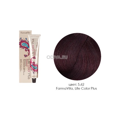 FarmaVita, Life Color Plus - крем-краска для волос (5.62 темно-красный фиолетовый)