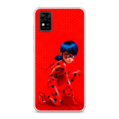 Силиконовый чехол Ladybug на ZTE Blade A31