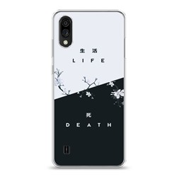 Силиконовый чехол Life and death на ZTE Blade A51 lite