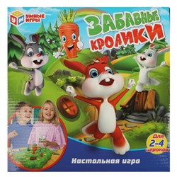 Настольная игра забавные кролики, кор.25,5*25,5*8,5см Умные игры