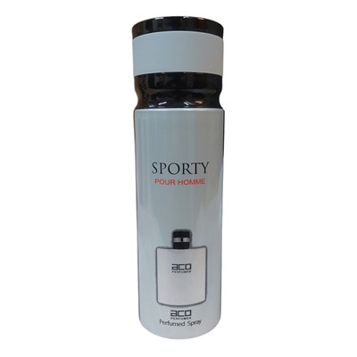 Дезодорант-спрей Aco Perfumes Sporty Pour Homme Perfumed Deodorant Парфюмированный для мужчин, 200 мл (3194)