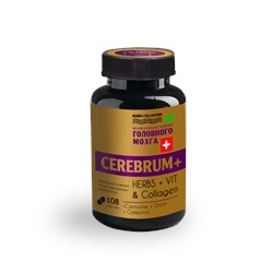 Капсулы HERBS COLLAGENOL CEREBRUM+ (Гидролизованный коллаген для головного мозга), 108 шт, Сиб-КруК