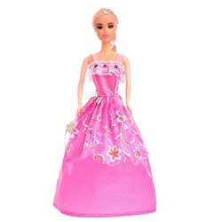 Кукла-модель "Сандра" в платье с длинными волосами, МИКС 7314011