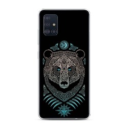 Силиконовый чехол Кельтский медведь на Samsung Galaxy A51