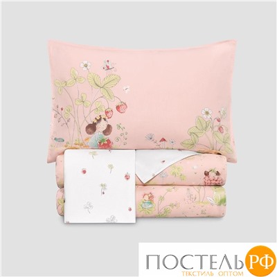 TOGAS КПБ СТРОББИ роз 145x200/180х220/50х70-2, 4пр, хл/сатин