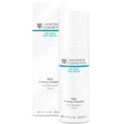 Janssen Dry Skin Mild Creamy Cleanser - Нежная очищающая эмульсия 200 мл