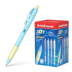 Ручка автоматическая шариковая 0.7мм 55394 Ultra Glide Technology JOY Pastel синяя ErichKrause