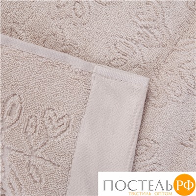 1010G10117105 Полотенце Soft cotton LEAF бежевый 75X150