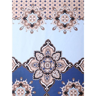 Текс-Плюс / Простыня поплин - Марокко, цвет голубой