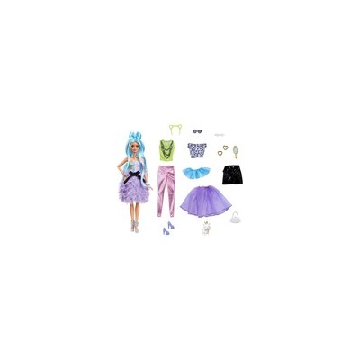Кукла Barbie Экстра со светло-голубыми волосами с питомцем и аксесс GYJ69 7445937