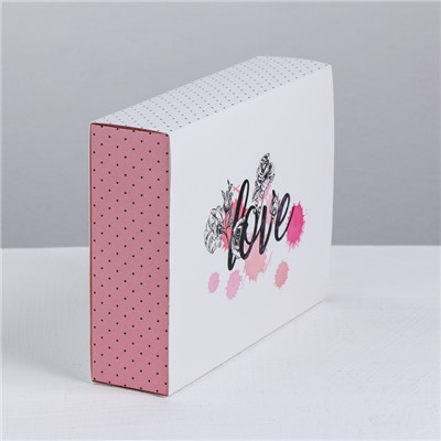 Коробка для сладостей «Love», 20 × 15 × 5 см