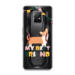 Силиконовый чехол My best friend corgi на ZTE Nubia Red Magic 7 Pro