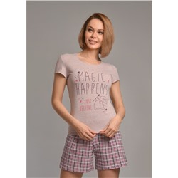Комплект с шортами "HAPPY" (мультиколор) оптом