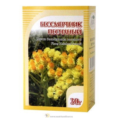 Бессмертник песчаный цветки 30 гр.