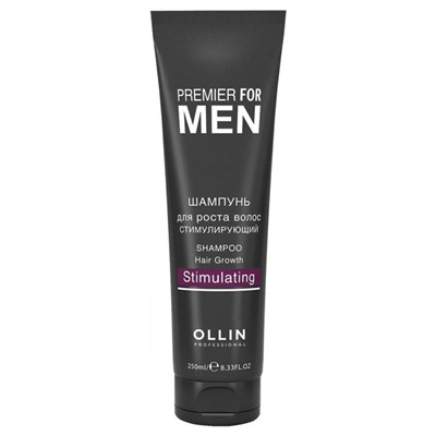 Ollin Шампунь мужской стимулирующий рост волос / Premier For Men, 250 мл